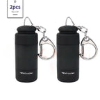 Led micro pocket flashlight portable USB rechargeable keychain flashlight waterproof home Outdoor Hiking Camping flashlight