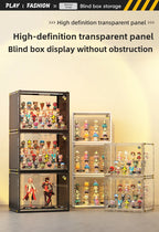 Three Layer Acrylic Display Rack Transparent Showcase Handmade Anime Car Model Blind Box Storage Box Jewelry Sorting Box