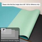 Mouse Pad Large Size Office Desk Protector Mat PU Leather Waterproof Desktop Keyboard Desk Pad Gaming Mousepad PC Accessories