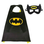 Super Hero Masquerade Mask Cape Cloak Anime Spider Man Batman Cloak Action Captain America Figure Toys Cosplay Child Party Gifts
