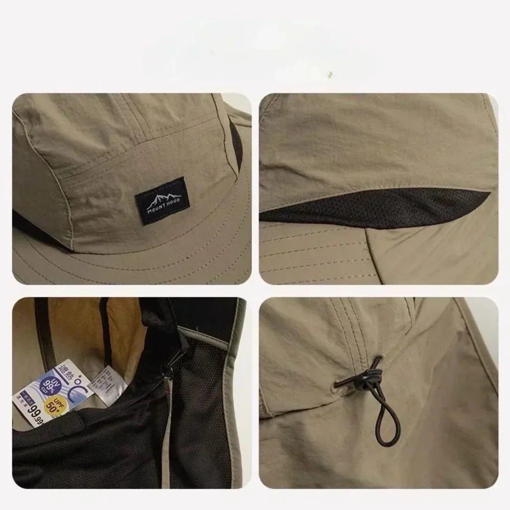 Waterproof Wide Brim Sun Hat for Hiking and Outdoor Adventures