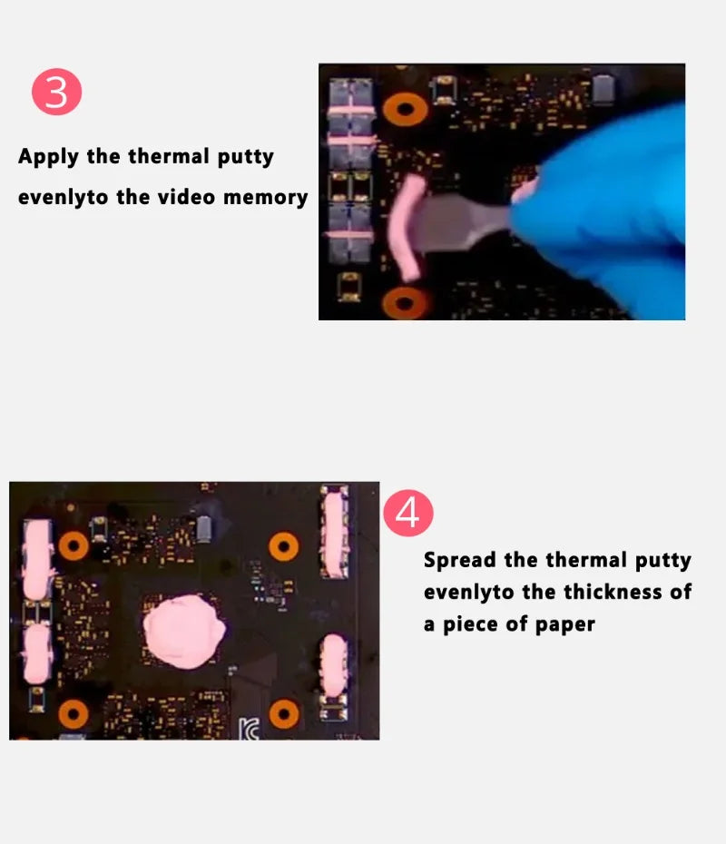 ICE Whale U7 Ultra Thermal Putty For VGA GPU IC Processor Rapid Cooling Thermal Pad Heat Blocking Putty High Performance