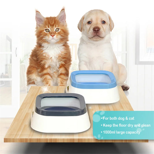 Anti-Splash Dog Water Bowl 1L
