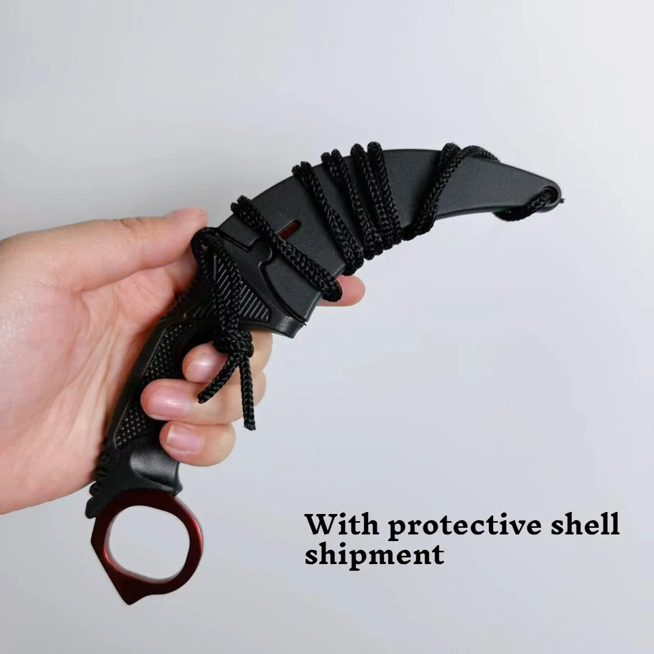 CS Karambit Toy – Safe Cosplay Claw Knife with Plastic Sheath