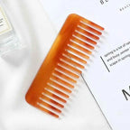 Korean Fashion Design Hair Comb Wide Teeth Acetate Hairdressing Comb Anti-static Massage Hairbrush Colorful Hair Styling Tools