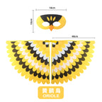 Kids Bird Cosplay Costume Wings Cape with Mask – Animal Outfit