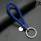 Stylish PU Leather Braided Woven Keychain Bag Pendant - A Perfect Gift for Men and Women!