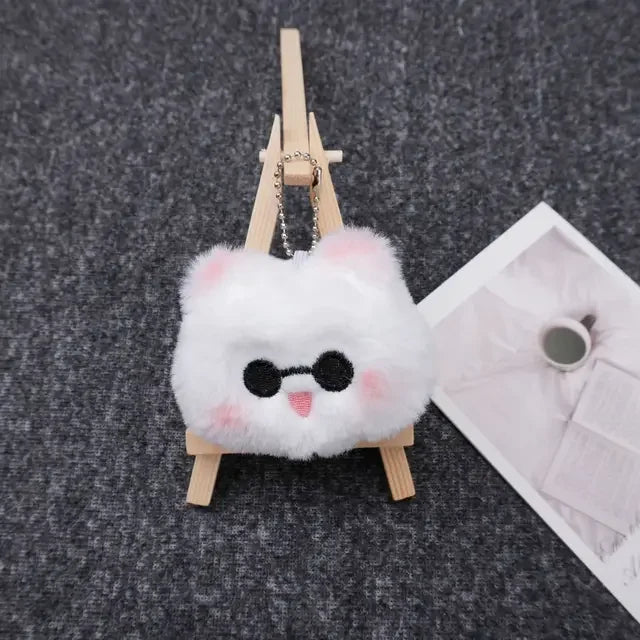 Keychain Geto Suguru and Satoru Gojo Plush Cosplay Doll Pendant Keyrings Couple Accessories Key Chains Fans Gift