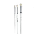 Miniature Paint Brushes Set - Premium Goat Hair Dry Brushes for Model Painting, Domed Drybrush Kit for Scale Models & Miniatures