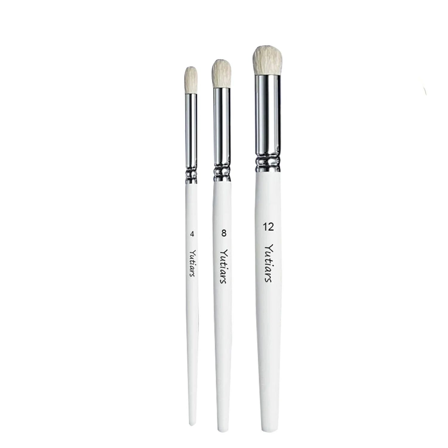 Miniature Paint Brushes Set - Premium Goat Hair Dry Brushes for Model Painting, Domed Drybrush Kit for Scale Models & Miniatures