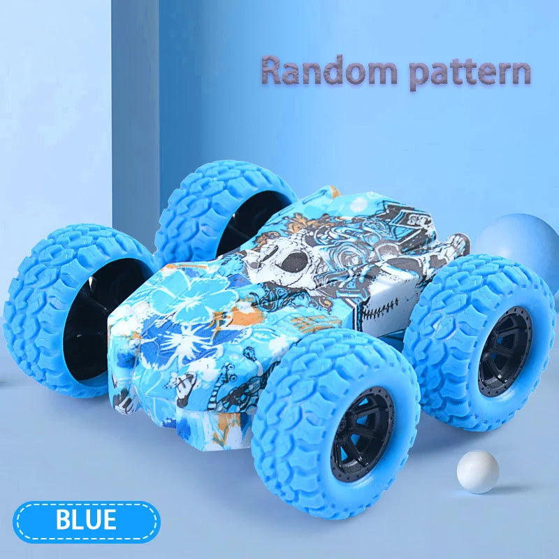 Children's toy car fun double-sided car inertial safety anti-collision anti-fall Kid's anti-fall model sliding off-road vehicle