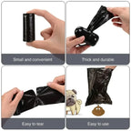 New Rolled Dog Poop Bag Biodegradable Thickened Pet Outdoor Cleaning Poop Bag with Breakpoint Dog Cat Poop Scoop Bag