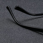 1Pc Men's Fashion Glasses New Trendy Square Frame Retro Rivet Y2K Music Festival Cool Street Style Decoration Suitable for Daily