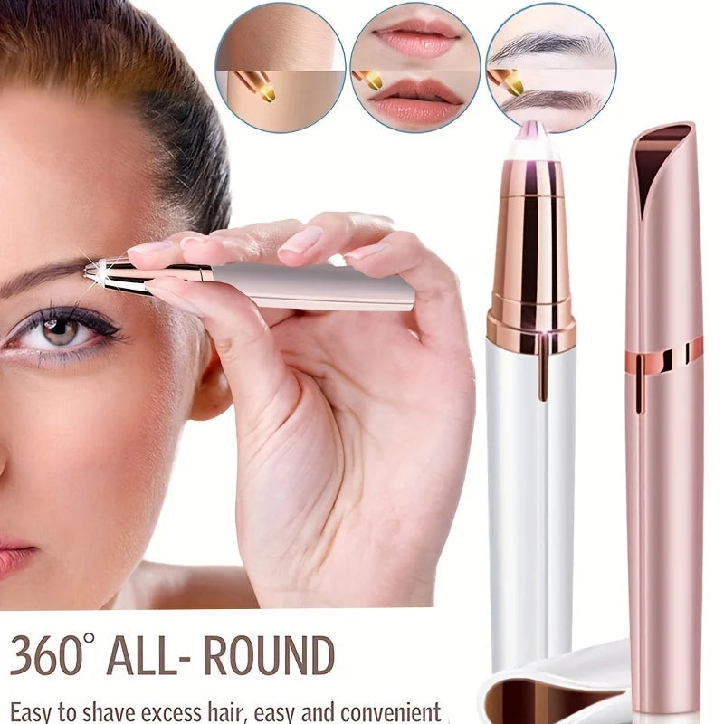 Electric Eyebrow Trimmer USB Rechargeable Mini Electric Eyebrow Trimmer - Convenient and Easy Facial Beauty Trimmer