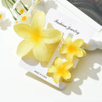 3Pcs/18Pcs Egg Flower Hair Clips Gradient Candy Color Flowers Suitable for Daily Backcombed Ponytail Shark Clip Hair Accessories