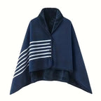 1PC Flannel Shawl Blanket Wearable Lazy Casual Office Warmth Shawl Blanket for Comfort And Style