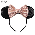 2026 Chic Embroidery Sequin Ears Headband Classical DOT Bow Hairband For Girls Women Party Head Wear Kids DIY Hair Accessories