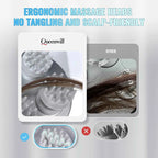 Electric Head Scalp Massager Body Massage Neck Deep Tissue 4 Kneading for Hair Growth Wireless Stress Relax and Cat Pet Claw