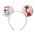 2026 Latest Fashion Ear Headband Sequin Bows For Girl Adult Kids Halloween Party Cosplay Hair Accessories Princess Hairband