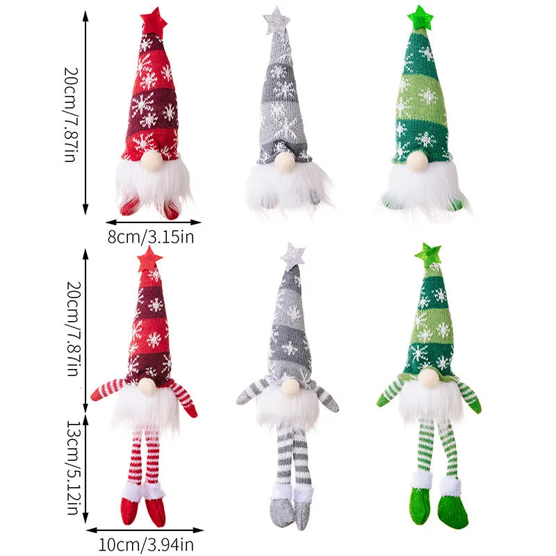20/30cm LED Faceless Doll Elf Gnome with Lights Christmas Decoration Home Merry Christmas Navidad Children New Year Gift  2025