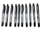 6 PCS Permanent Marker Pen Manga Drawing Markers Black Blue Red Waterproof Ink Sketch Pens Stationery Art School Supplies