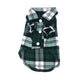 British Style Plaid Dog Shirt – Cotton Pet Clothes for Small Dogs & Cats