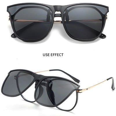 Polarized Clip-On UV400 Driving Sunglasses for Men & Women