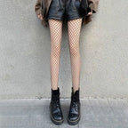 Hot Selling Summer Lolita Fishnet  Body Stockings Fish Net Pantyhose Mesh Nylon Tights Lingerie Skin JK Fishnet Waist Hosiery