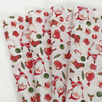 10/20 Sheets, Santa and Christmas Gift Patterned Tissue Paper, Santa, Christmas Gifts, Christmas Stockings, Colored Lights, Christmas