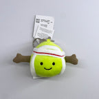 Golf Ball Plush Keychain, Grape Keychain, Jellyfish Plush toy, Hippopotamus, And Plush Elephant JC Bag Keychain