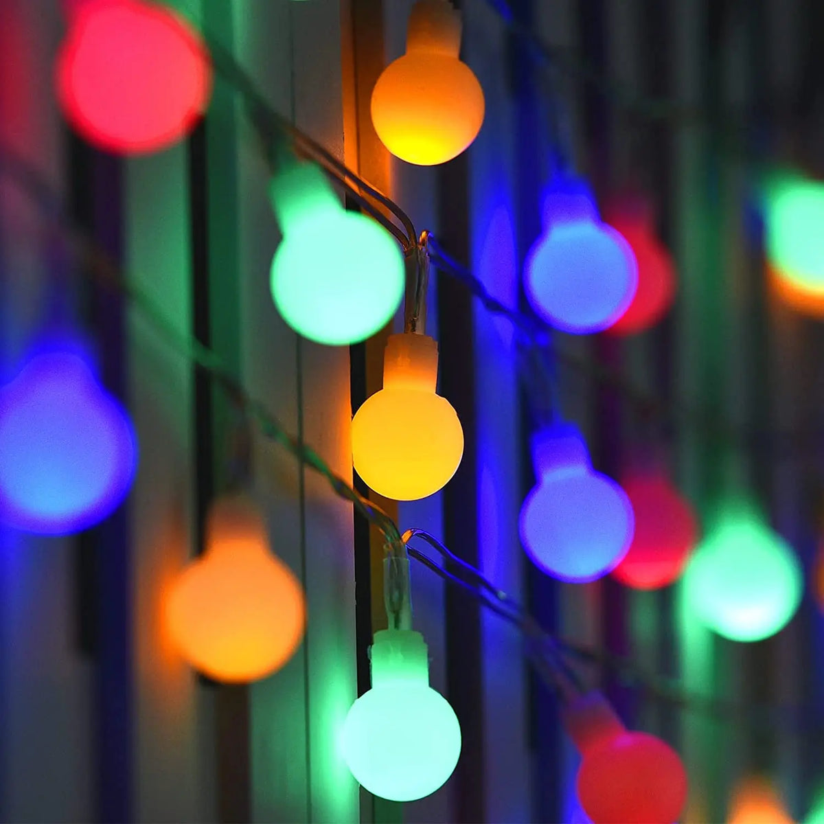 Led Ball String Lights USB/Battery Operated String Lights Outdoor Globe Fairy Light for Wedding Halloween Garden Christmas Decor