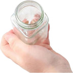 6/12/24pcs  Glass Spice Jars with Bamboo Lids Or Metal Lids Include Minimalist Spice Labels Stickers Collapsible Funnel Jar Set