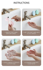 50/150Pcs Travel Soap Sheets Portable Soap Paper Bath Hand Outdoor Travel Cleaning Soap Sheet Fragrance Foam Suitable Camping
