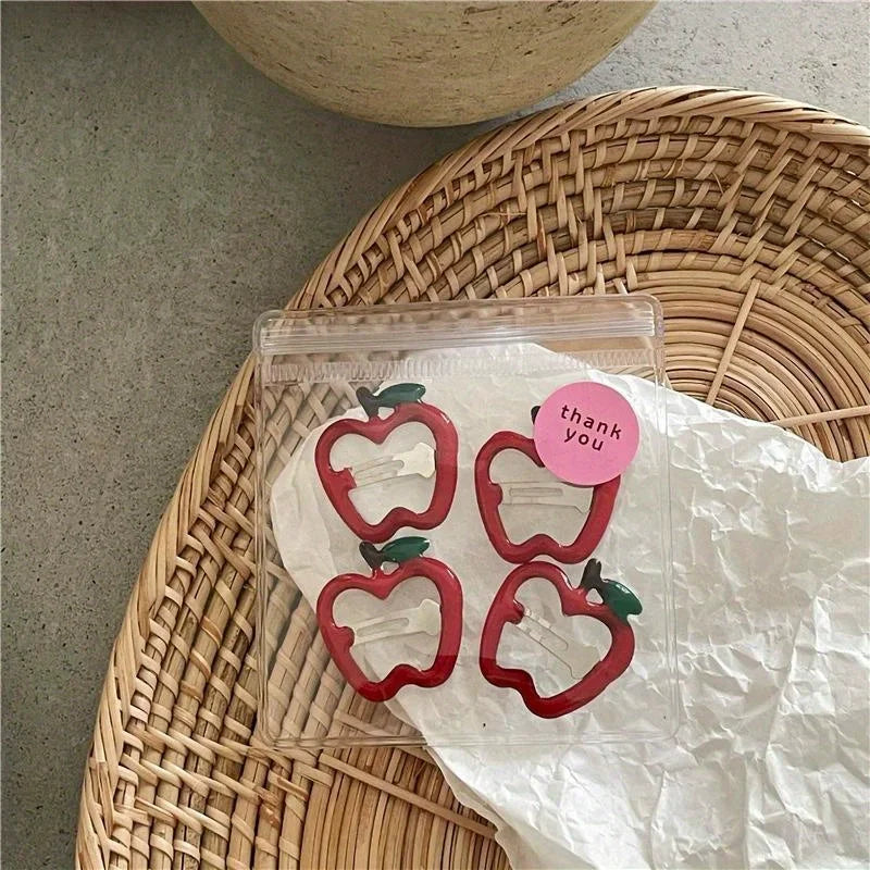 Cute Candy Color Hollow Hair Clips, Fashionable Hair Clips
