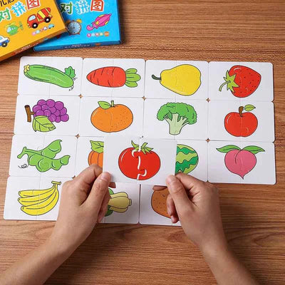 Toddler Matching Card Game 32PCS – Educational Puzzle Toy