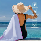 1-psc Microfiber Travel Towel, Quick Dry Towel Super Absorbent Compact Lightweight l for Beach, Gym, Pool, Bath, Yoga