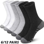 6/12 Pairs Men's Outdoor Gym Socks High Quality Comfortable Soft Ground-Gripping Football Large Size New Style