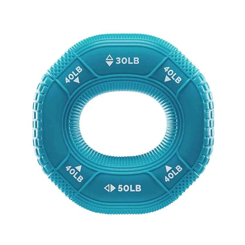 Silicone Adjustable 20-90LB Hand Grip Arm Strength Exercise Gripping Ring Fitness Gym Finger Forearm Trainer Carpal Expander