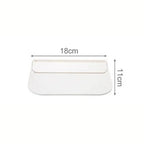 1pc Foldable Wall-mounted Shelf, For Bathroom, Toilet, Kitchen, Bedside, No Drilling Phone Storage, Wifi Router Storage