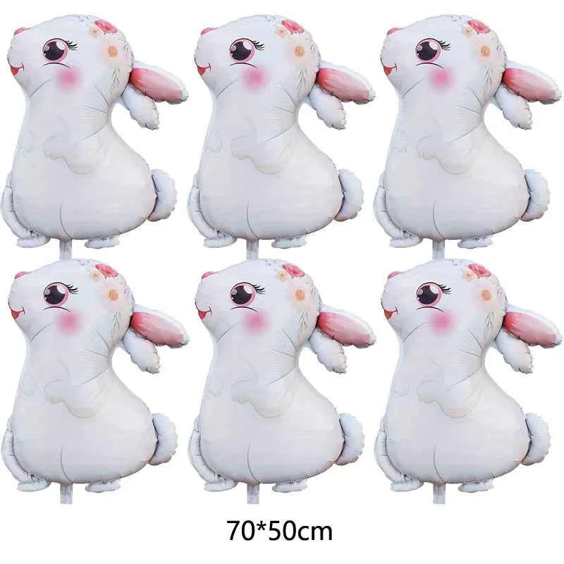 1pc,Large Easter Standing Balloon for Happy Easter Day Party Decorations 150cm Bunny Easter Egg Balloons Kids Party Favors