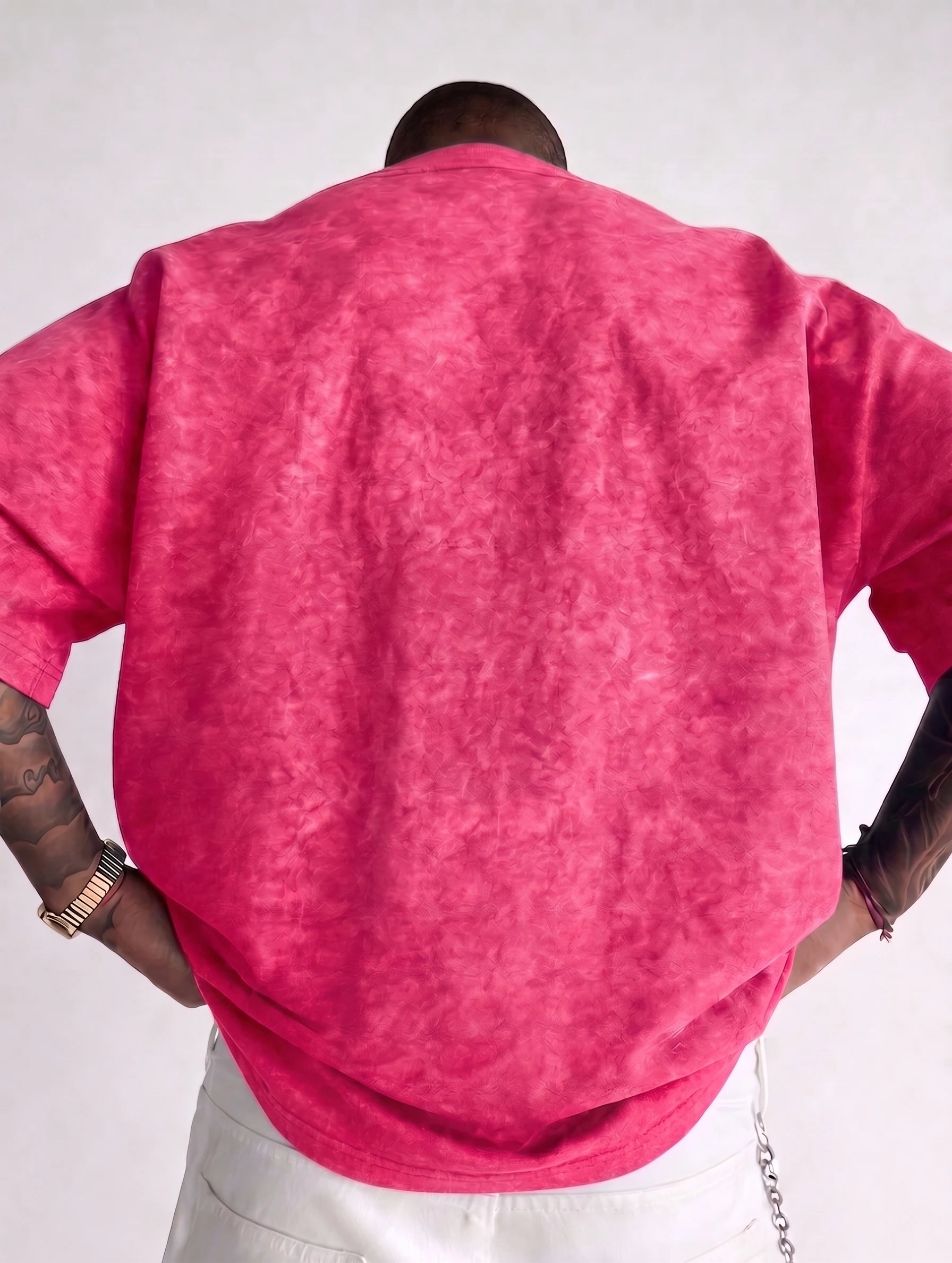 Men's Vintage Acid Washed Oversized T-Shirt – Unisex Streetwear Tee