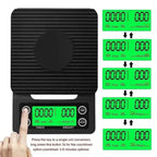 High Precision Coffee Scale with Timer Digital Kitchen Food Scale