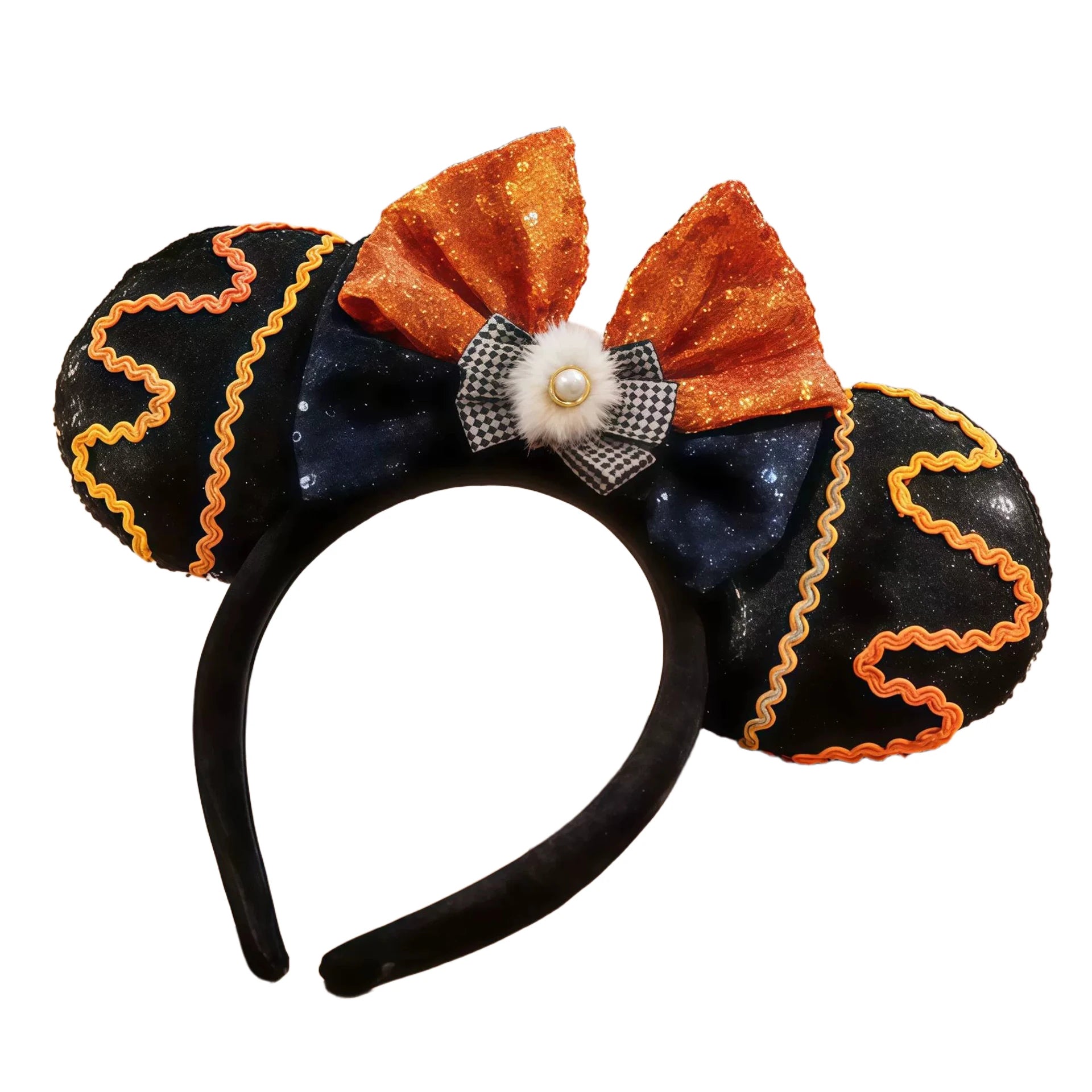 Cartoon Minnie Mouse Ear Headband New Holiday Party Christmas Snowman Headdress Cosplay for Adults Kids Hair Accessories
