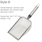 Stainless Steel Cat Litter Scoop with Long Handle | Durable & Easy to Use