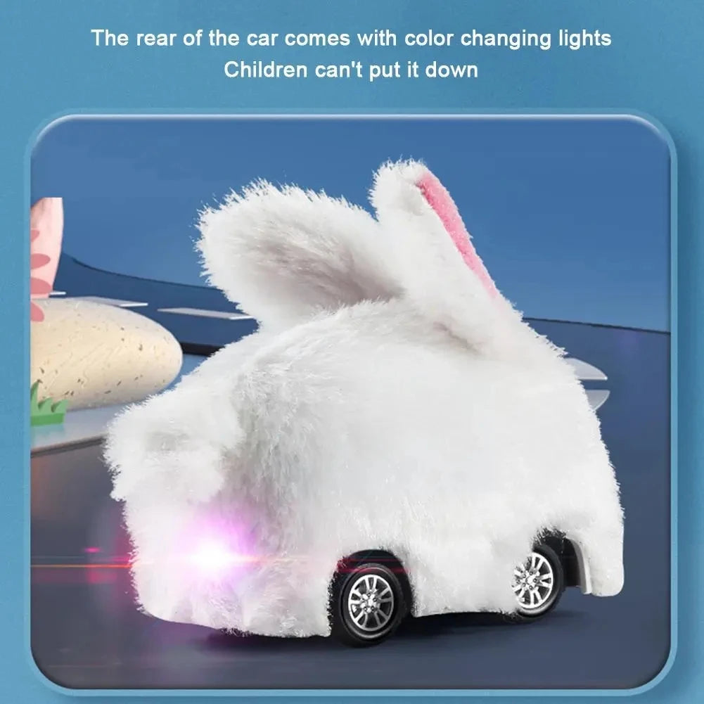 Children Mini RC Car Watch Toys With LED Lights 2.4G Watch Rabbit Dog Crab Racing  RC Car Girls Boys Birthday Gift Toys
