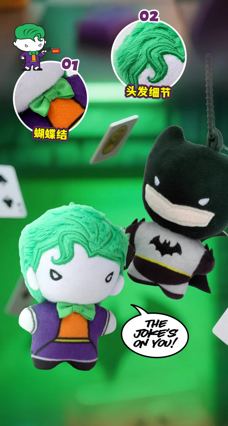 DC Justice League Plush Keychain Superhero Bag Charm