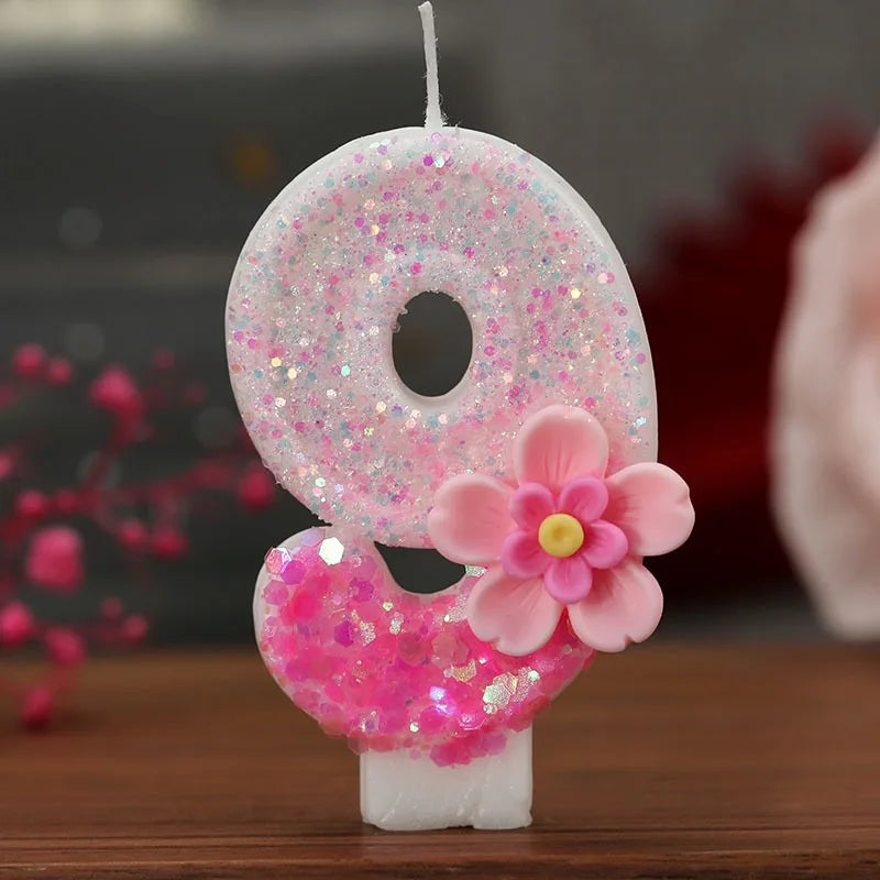 Creative digital candle birthday cake decoration daily necessities birthday candle