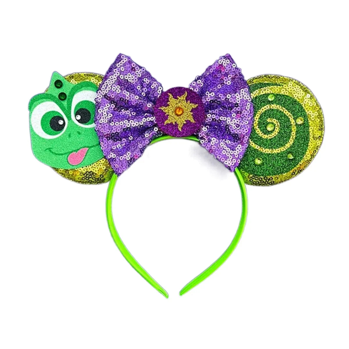 Mouse Ears Headband Cartoon Sequin Bows Headband Birthday Party Christmas Halloween Princess Cosplay Costume For Women Adult