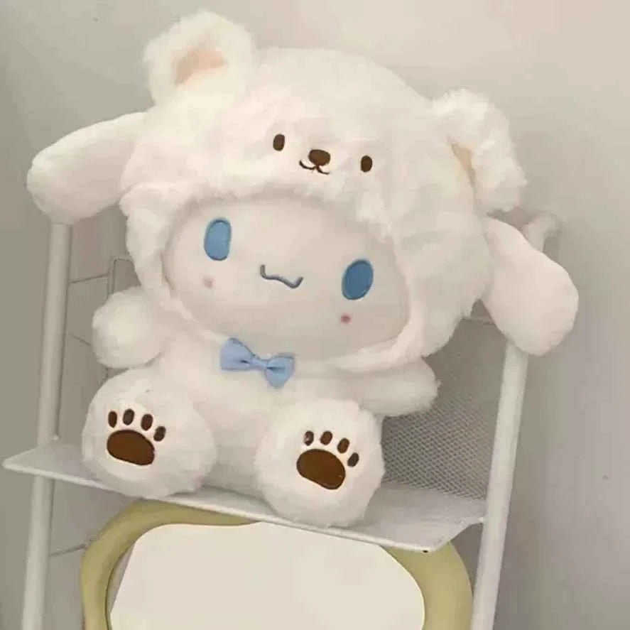 Sanrio Plush Kawaii Sanrio Kuromi My Melody Cinnamoroll Plush Toys Doll Pillow Anime Cartoon Kids Gifts Room Decoration Dolls.**