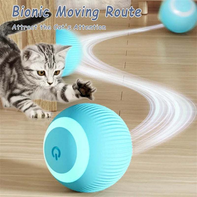Smart Dog Toy Ball Electronic Interactive Pet Toy Moving Ball USB Automatic Moving Bouncing for Puppy Birthday Gift Cat Products - WTN Essentials 